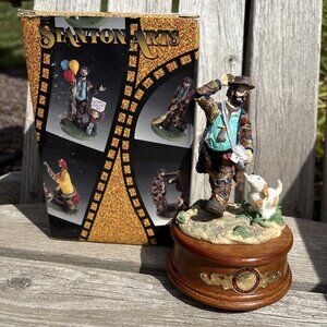 Emmett Kelly Letter Carrier Clown Music Box 49 Make Someone Happy Limited Ed